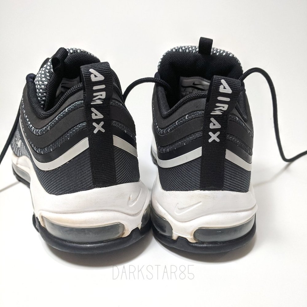 Nike Air Max 97 Black, White, Pure Platinum, & Anthracite Men's Sneakers 2017 - Picture 6 of 10